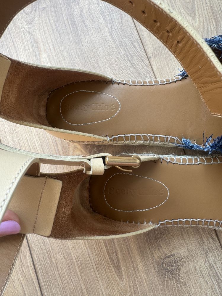 Sandały espadryle klapki buty na lato See by Chloé Chloe
