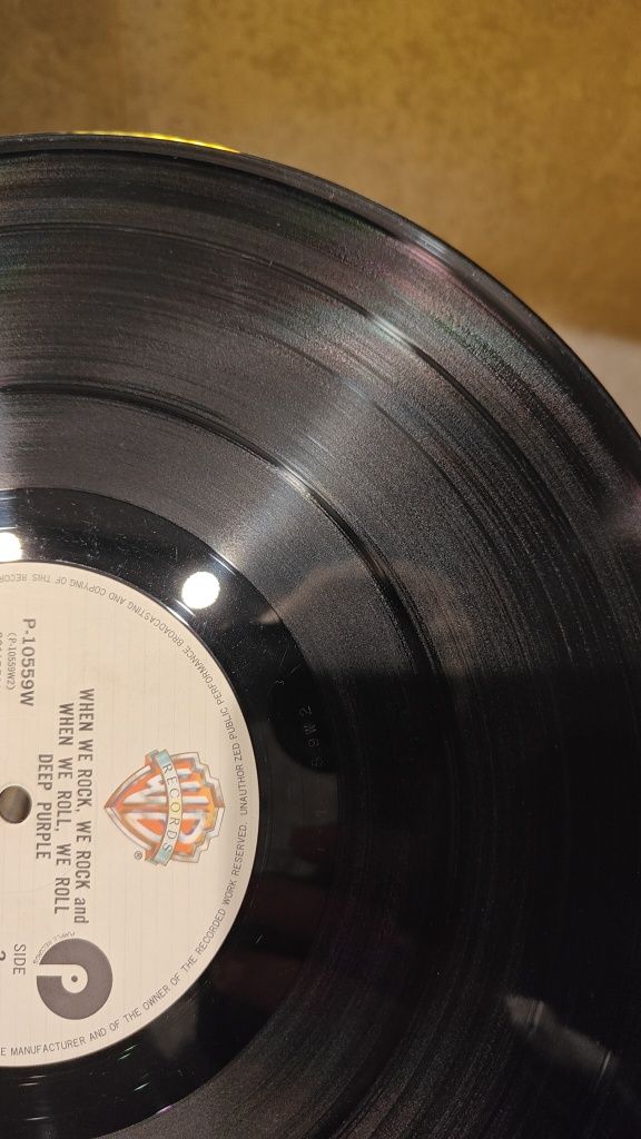 Deep Purple when we rock, we rock Vinyl Jap