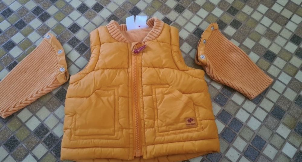 Теплий одяг для немовлят, комбінезончики, чоловічки жилетка