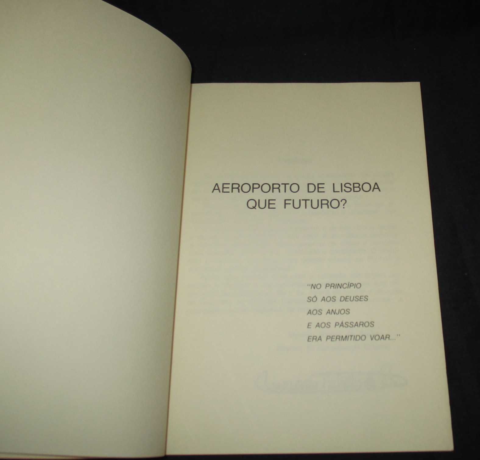 Livro Aeroporto de Lisboa Que Futuro? António Penaguião 1984