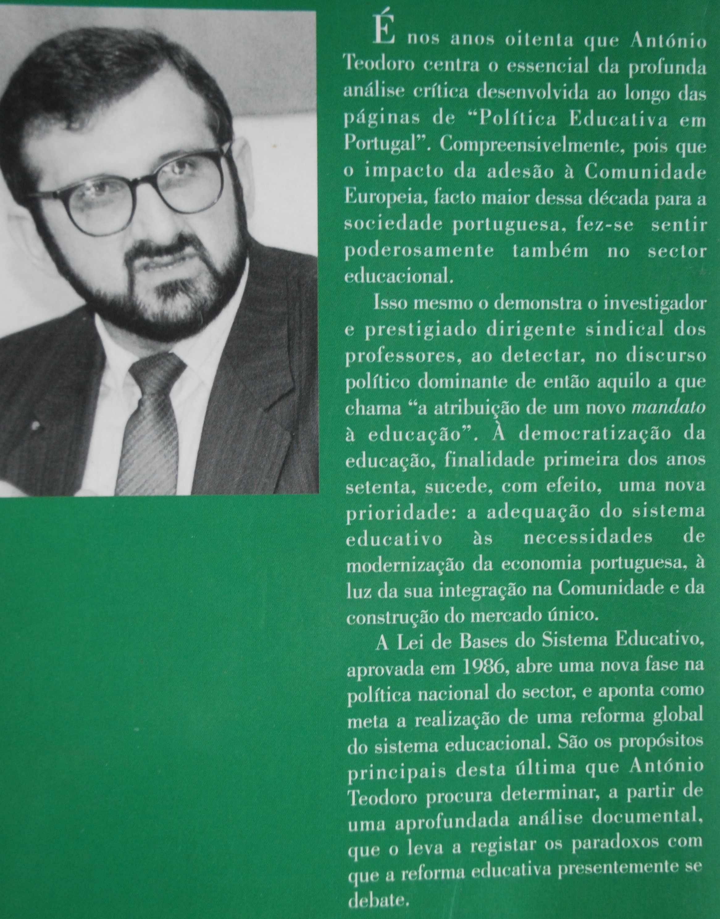 Política Educativa em Portugal de António Teodoro