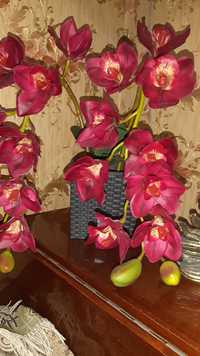 Искусственная орхидея 2 ветки