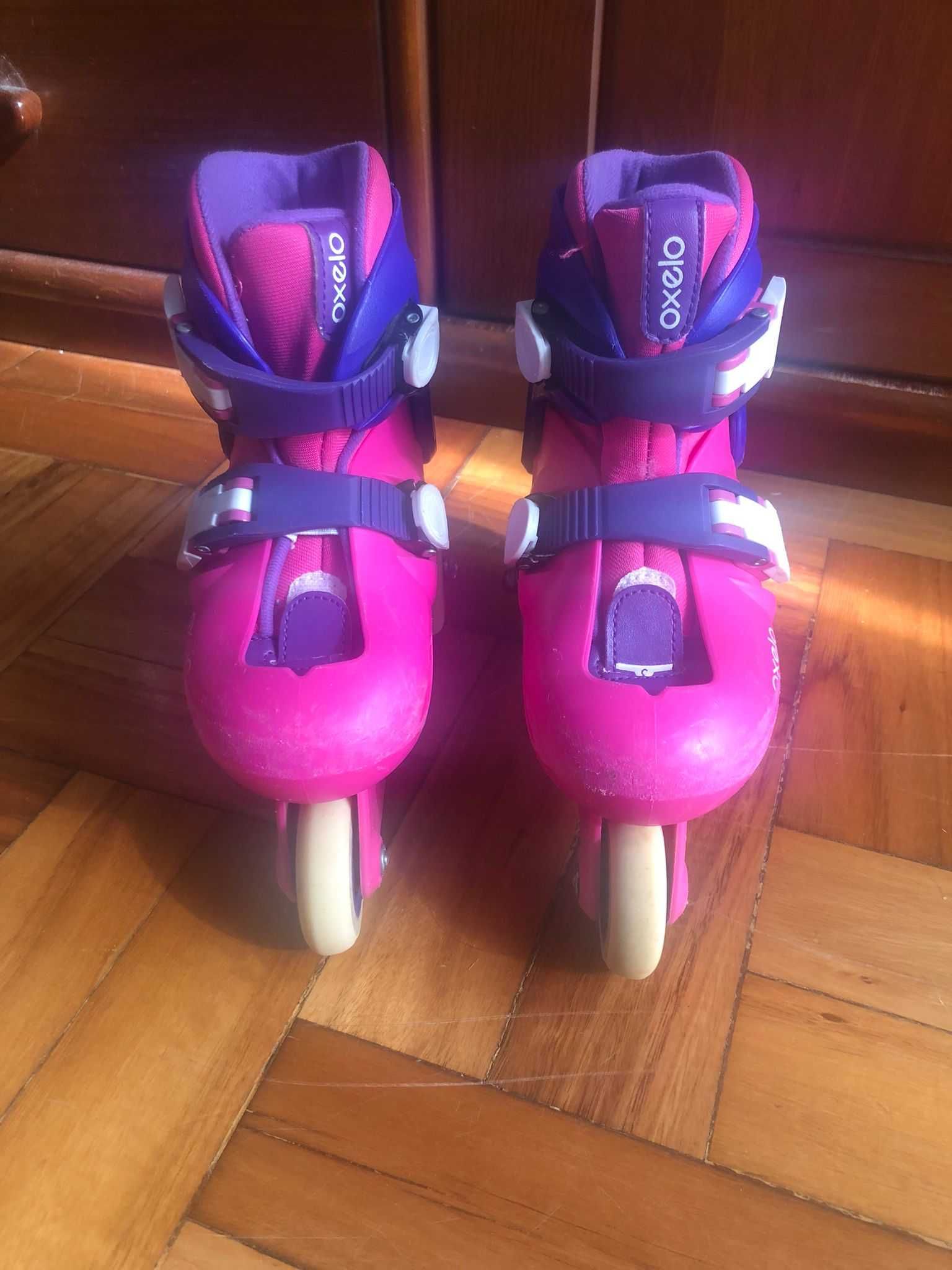 Patins Oxelo Infantil 3 rodas