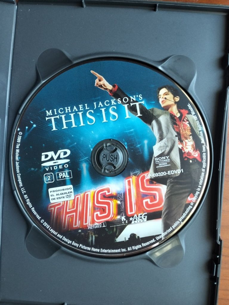 DVD This is It Michael Jackson