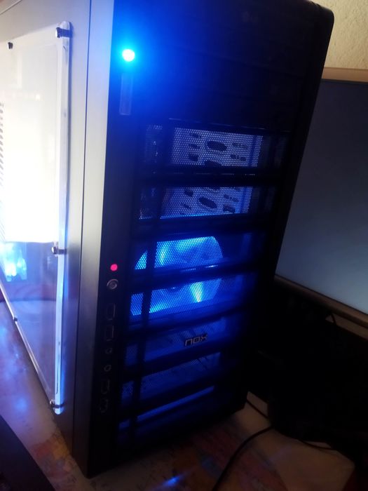 Computador PC fixo, desktop, rápido, led, Windows 10 Pro + Office