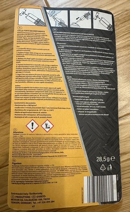 Work zone 2-х компонентный клей