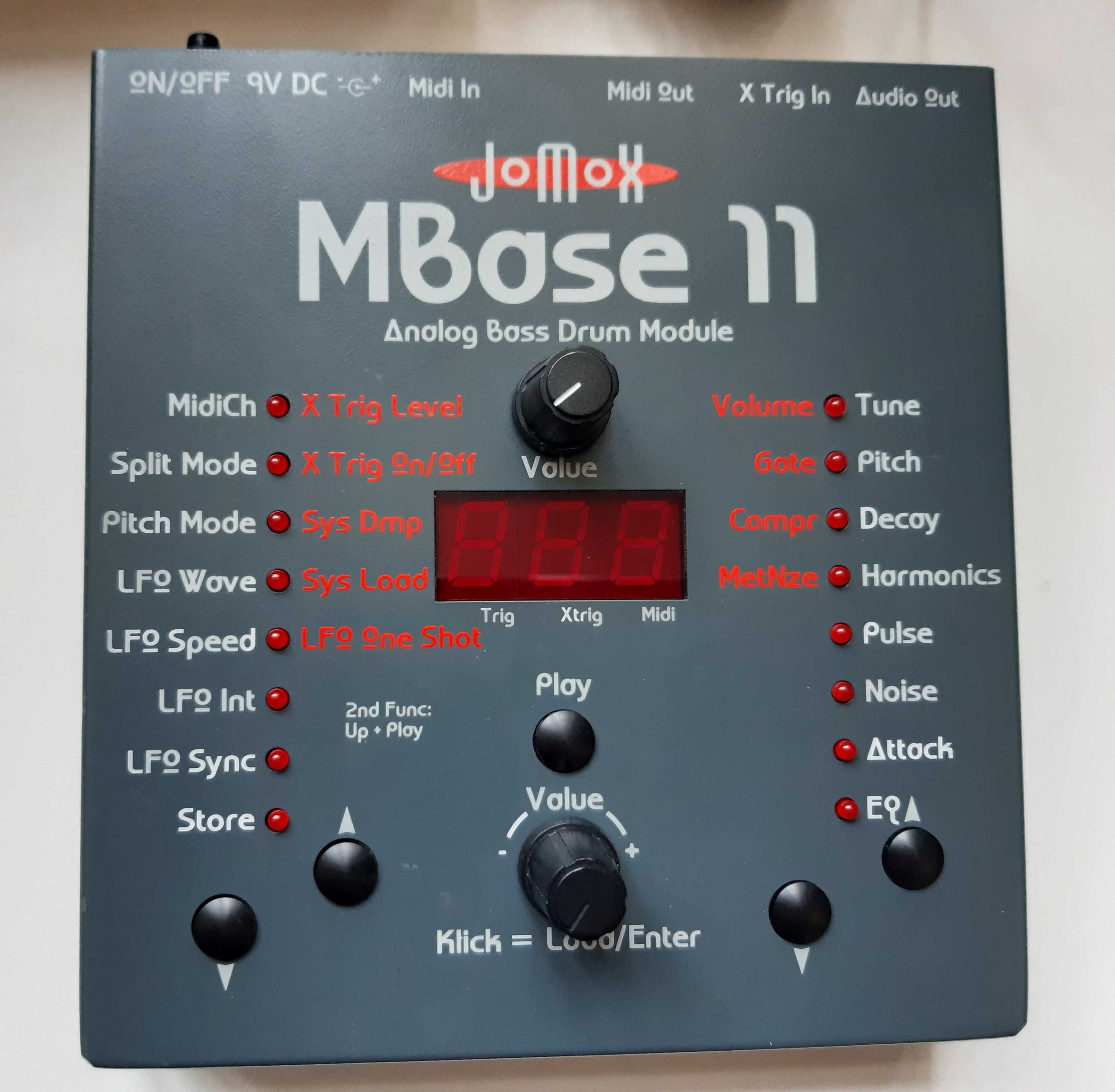 Jomox MBase 11 analogowy moduł kick, bass drum, stan BDB