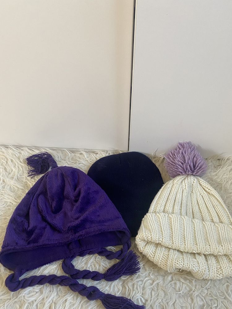 Zestaw czapek na zimę