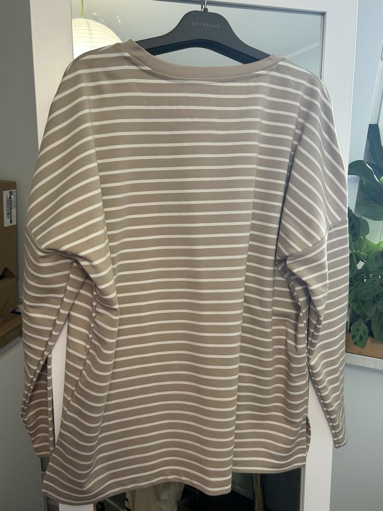 Nowa bluza w paski Mohito rozmiar S/M bezowa