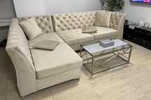 Narożnik glamour chesterfield lub 2 sofy