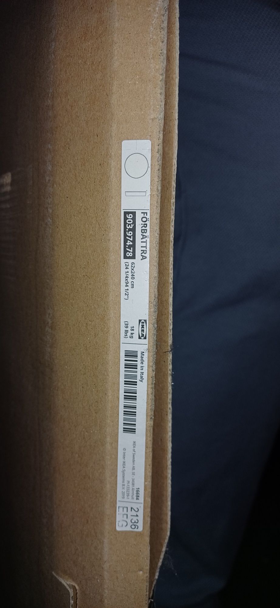 Panel maskujący IKEA Forbattra 62x240 - 903.974.78 - biały