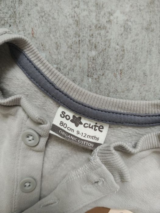 Komplet dresowy niemowlęcy miś ocieplany