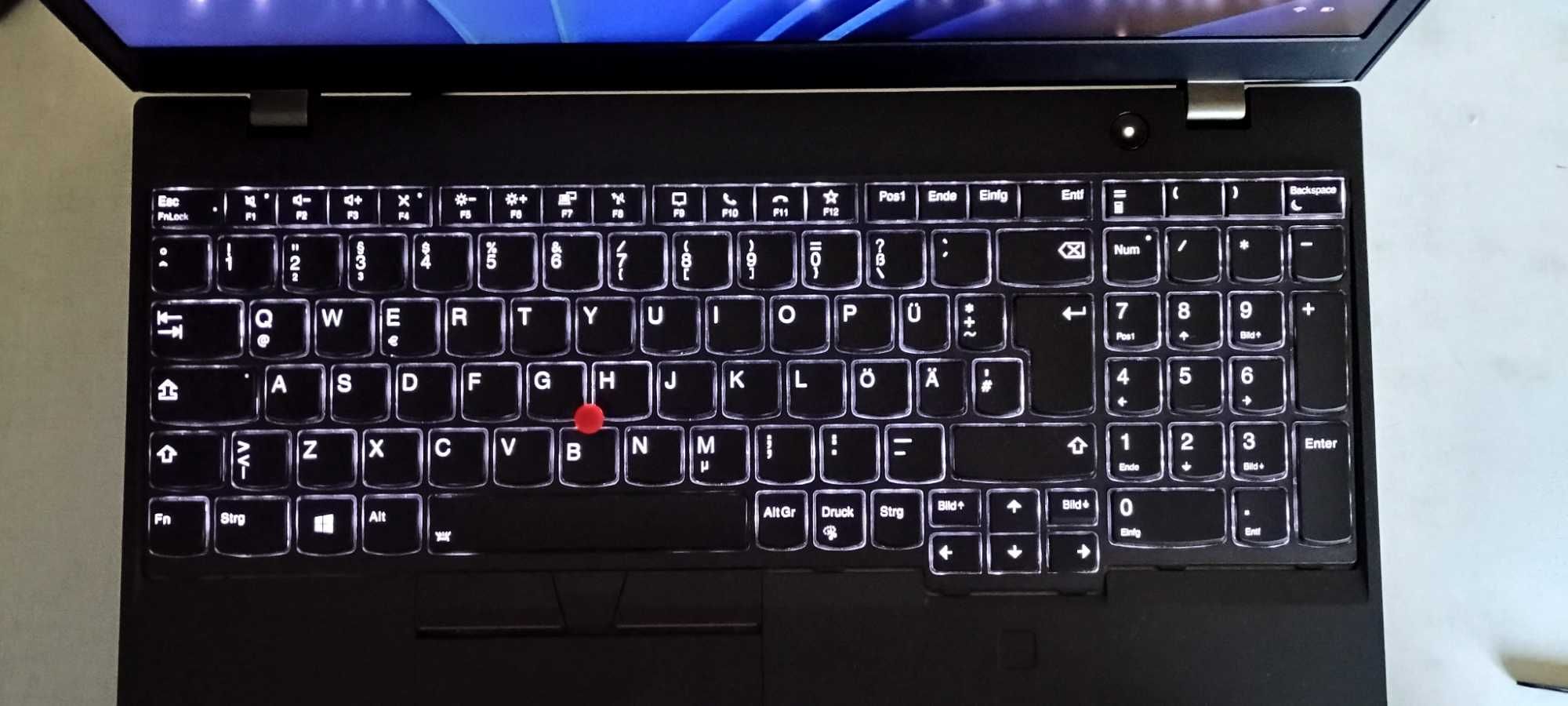 Клавіатура Lenovo Thinkpad L15  Gen 1, Gen 2 з підсвіткою орігінальна