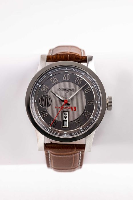 G. Gerlach Lux-Sport Automatyczny zegarek męski pasek + mesh premium