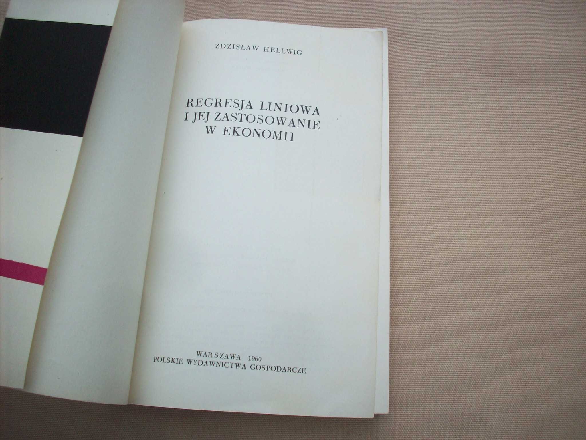 Regresja liniowa i jej zastosowanie w w ekonomii, Z.Hellwig, 1960.