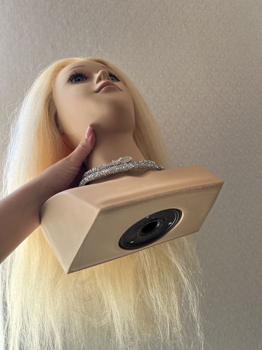 Голова для навчання,болванка-Маникен 100%  натуральне  волосся