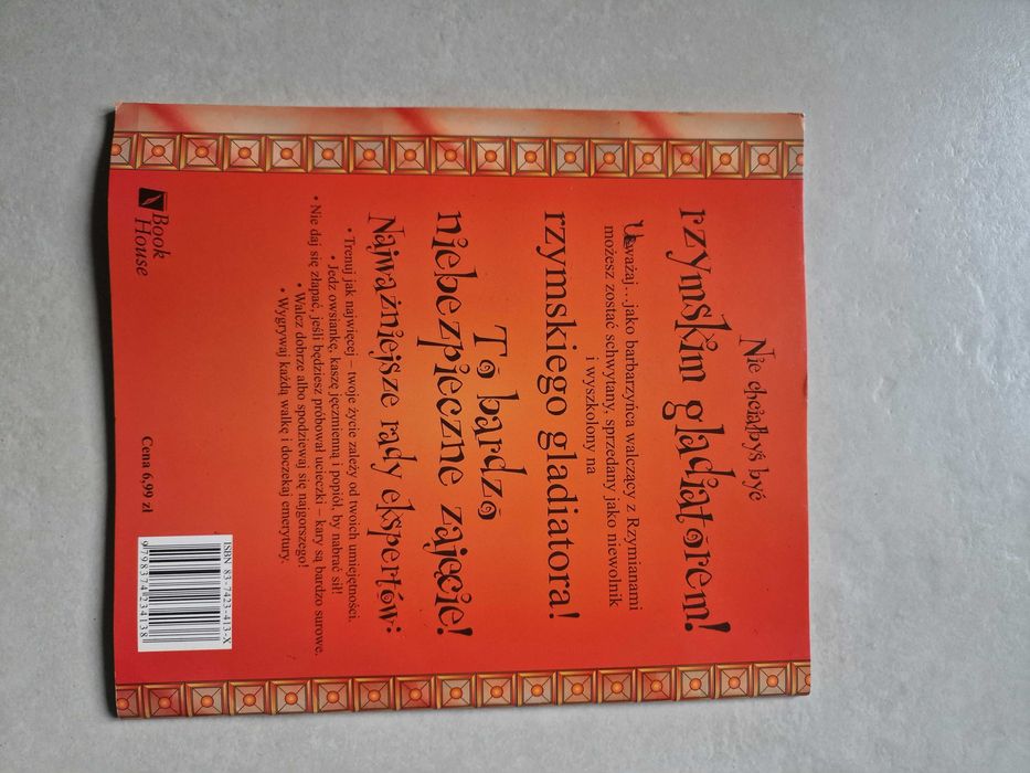 OKAZJA! Książka dla dzieci Nie chciałbyś być rzymskim gladiatorem