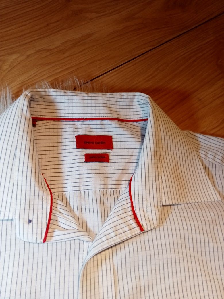Koszula z krótkim rękawem w kratkę Pierre Cardin XL