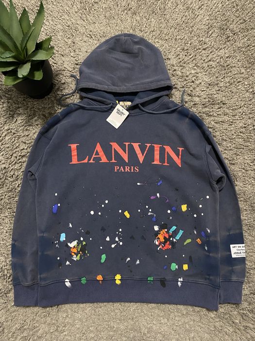 Худі чоловіче LANVIN x GALLERY DEPT оригінал з фарбою MADE IN USA