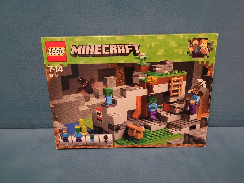 Klocki Lego Minecraft jaskinia zombie 21141
