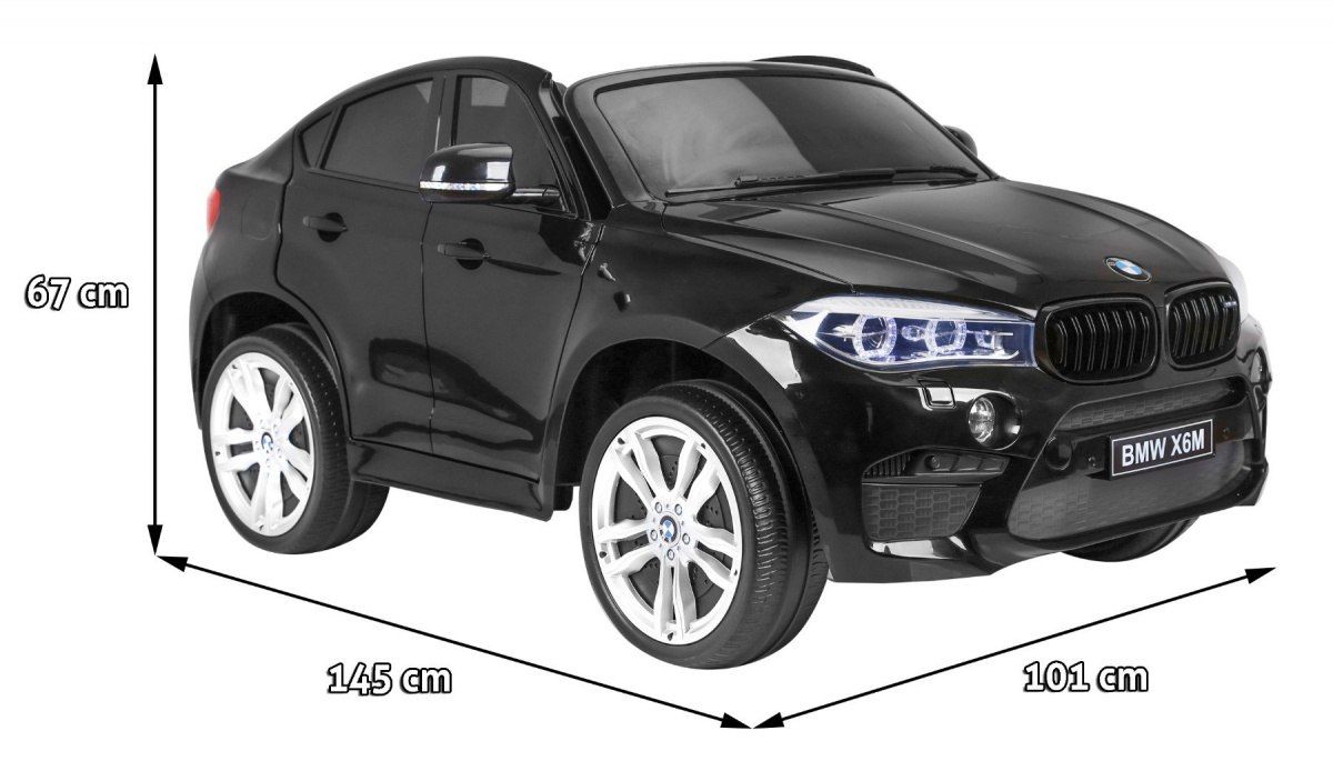 +2x200W +2osobowy Samochód AUTO na akumulator BMW X6M