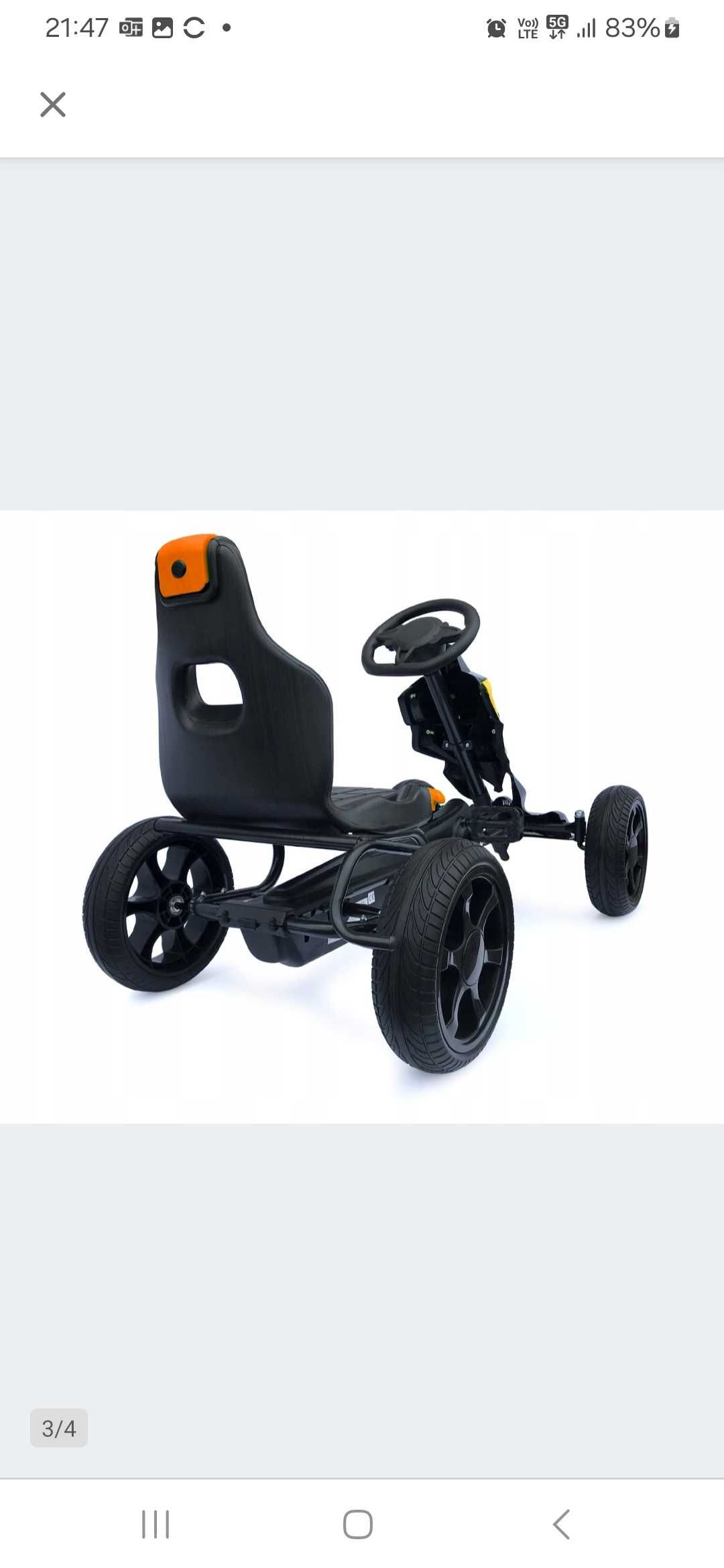 Gokart na pedały