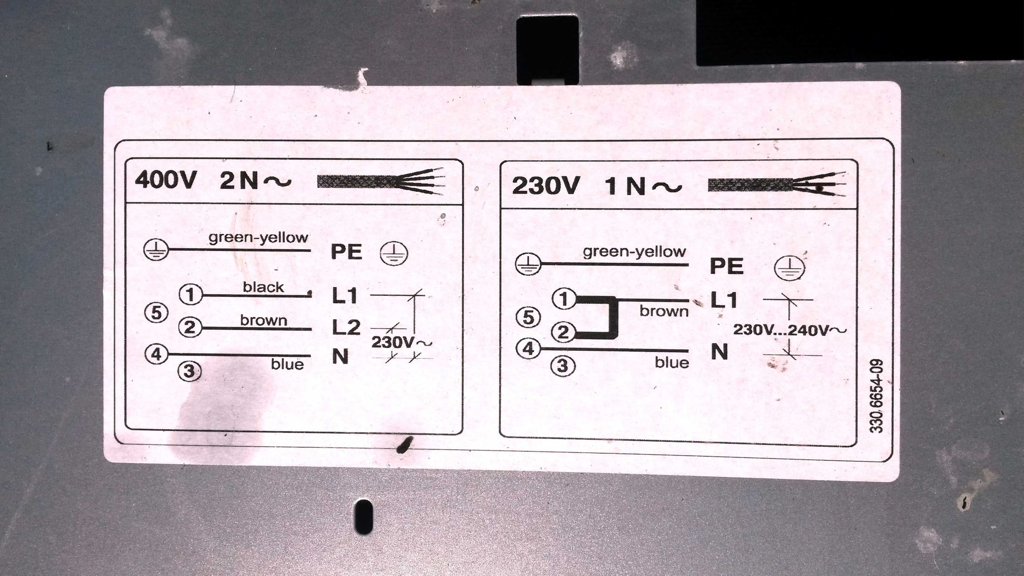 Komplet części do płyty indukcyjnej 7,4 kW ELEKTROLUX