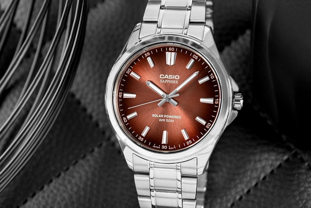 Zegarek Męski CASIO Solar MTS-RS100D-5AVDF + BOX