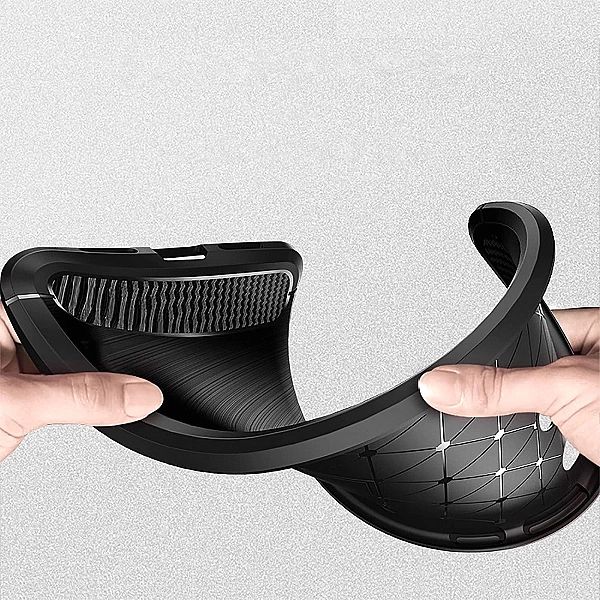 Carbon Case elastyczne etui pokrowiec OnePlus Nord N200/5G czarny