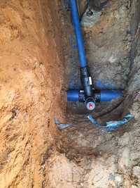Przyłącz wod-kan gaz - Instalacja gazowa WOD-KAN - ROBOTY ZIEMNE