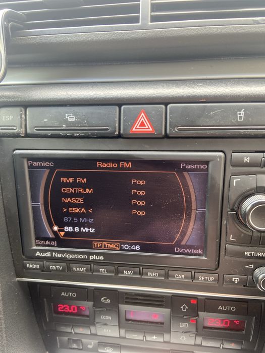 Audi radio rns-e w prlni sprawne z kodem