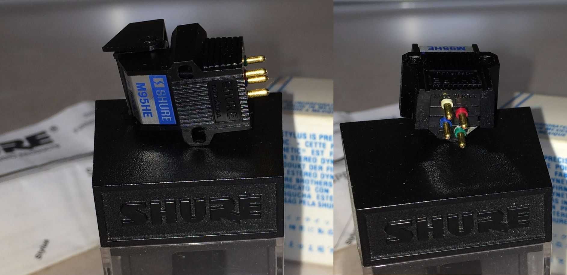 SHURE M95HE(Made in USA) с новой вставкой для пластинок
