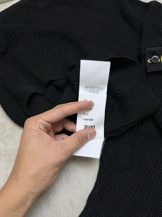 Гольф чорний  Stone Island | Аунтефік ОЛХ ДОСТАВКОЮ!