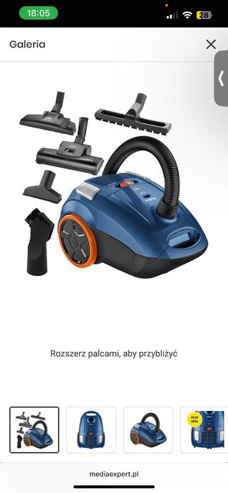 Odkurzacz AMICA Fen Turbo VM 2062