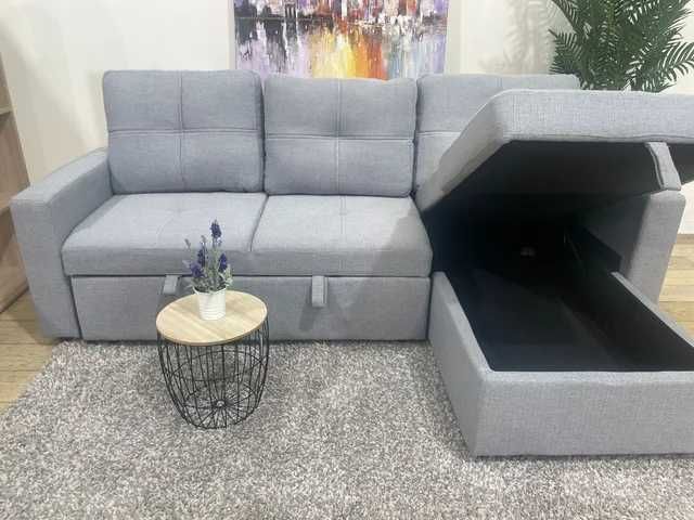Sofá cama cinza novo com arrumação - só 375€  envio gratis