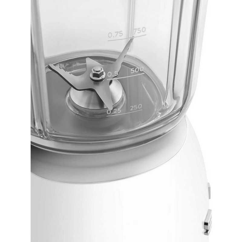 Blender kielichowy SMEG 50's style Biały 800W 4 prędkości BLF03WHEU