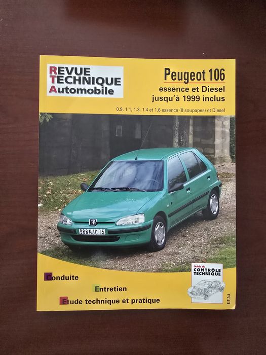 Livros haynes, Rta, Gt. Peugeot 106 e Citroën c3