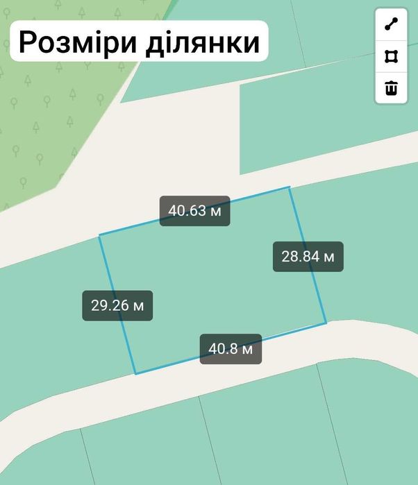 Продаж ділянки 12 сот Музичі / біля лісу та озера