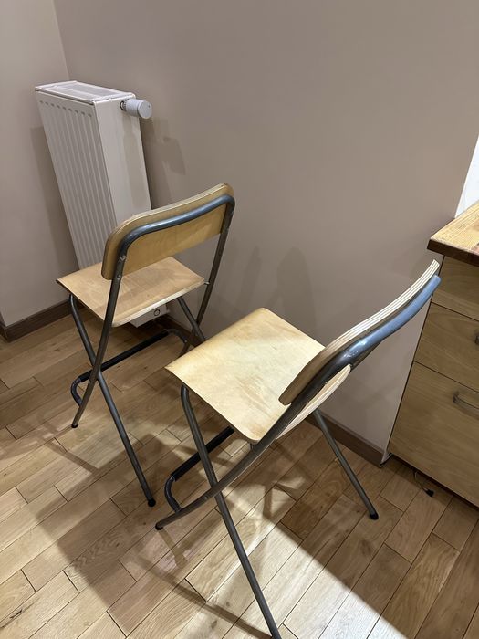 Hokery, krzesla kuchenne komplet dwóch