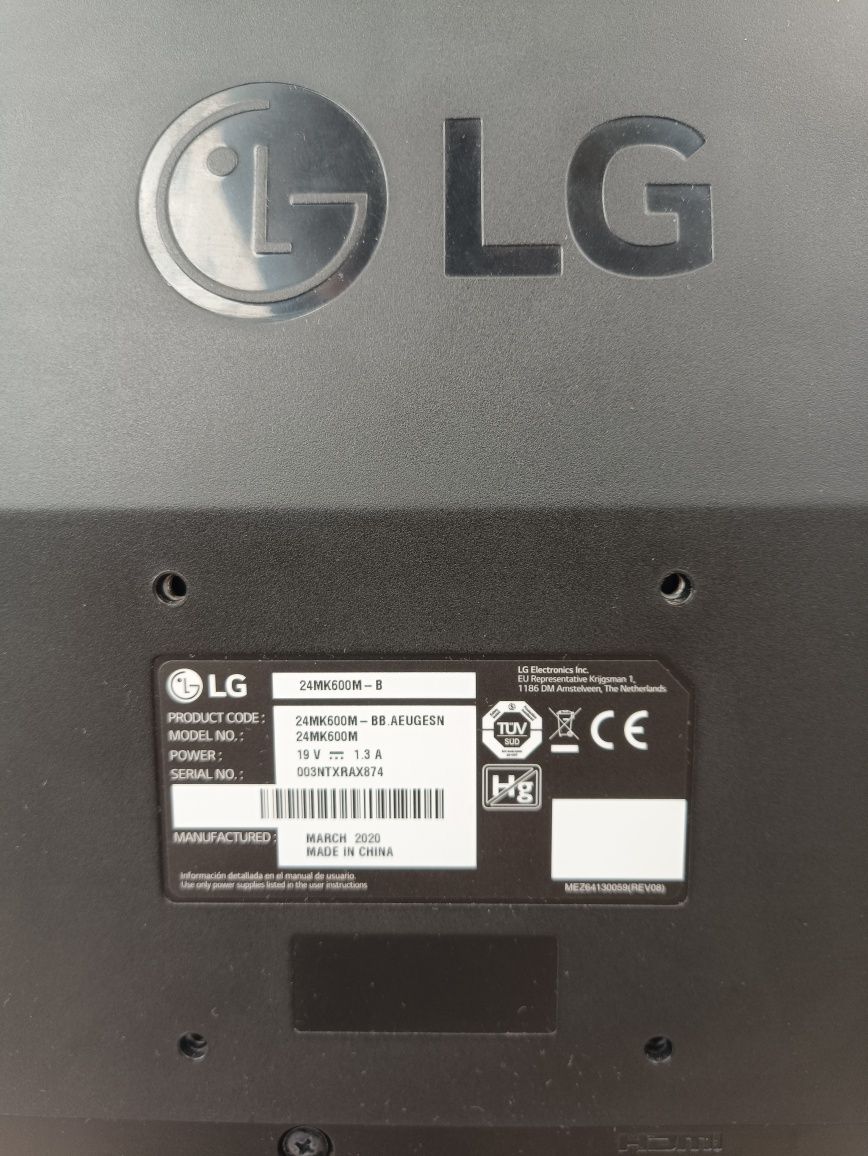 Monitor LG IPS 23.8" FHD 16:9 75Hz FreeSync
