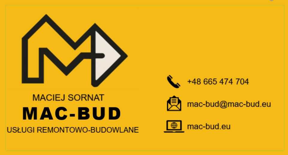 MAC-BUD – Profesjonalne usługi remontowo-budowlane