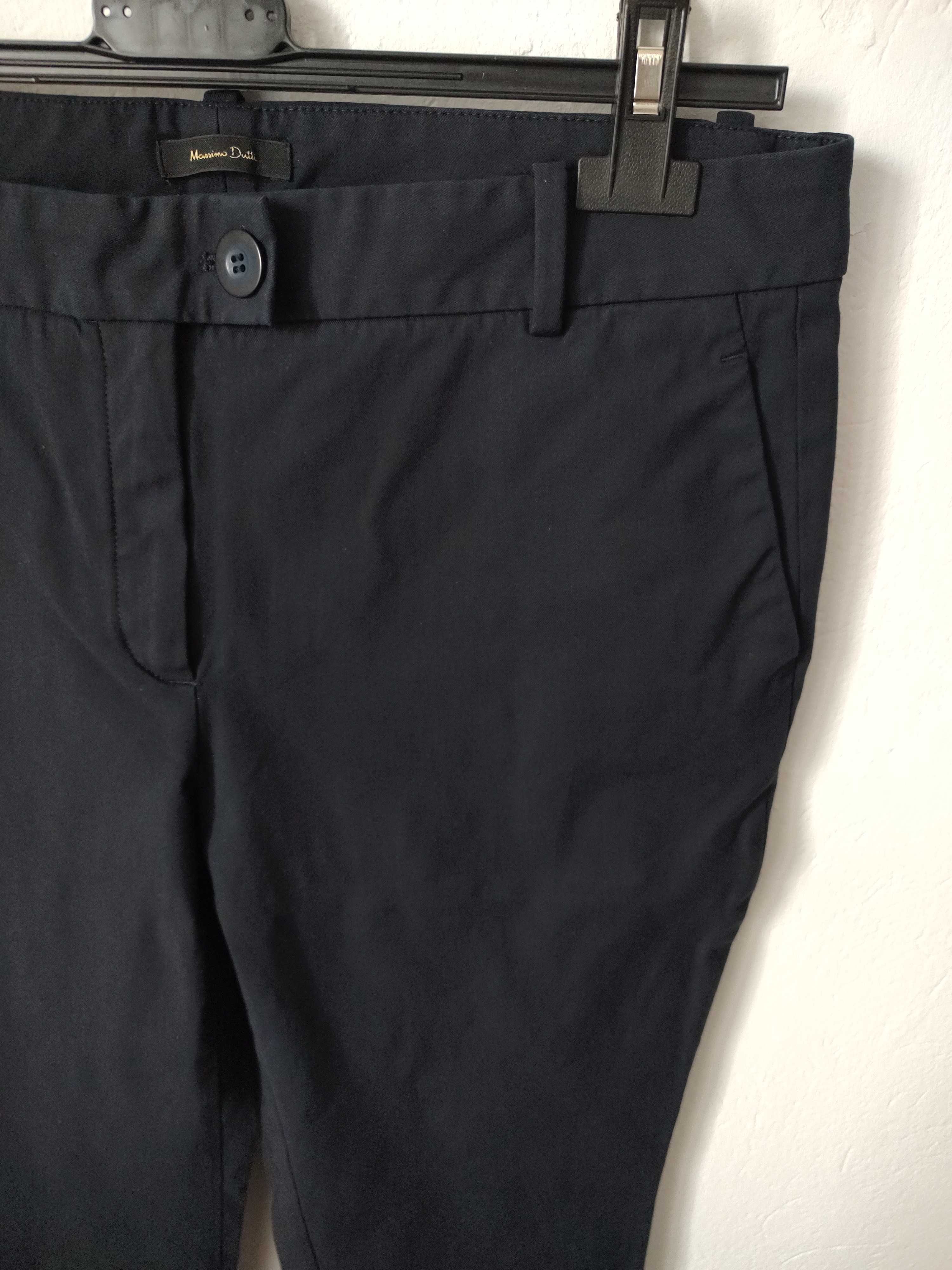 Spodnie Damskie Cygaretki Materiałowe Chinosy M/L Massimo Dutti