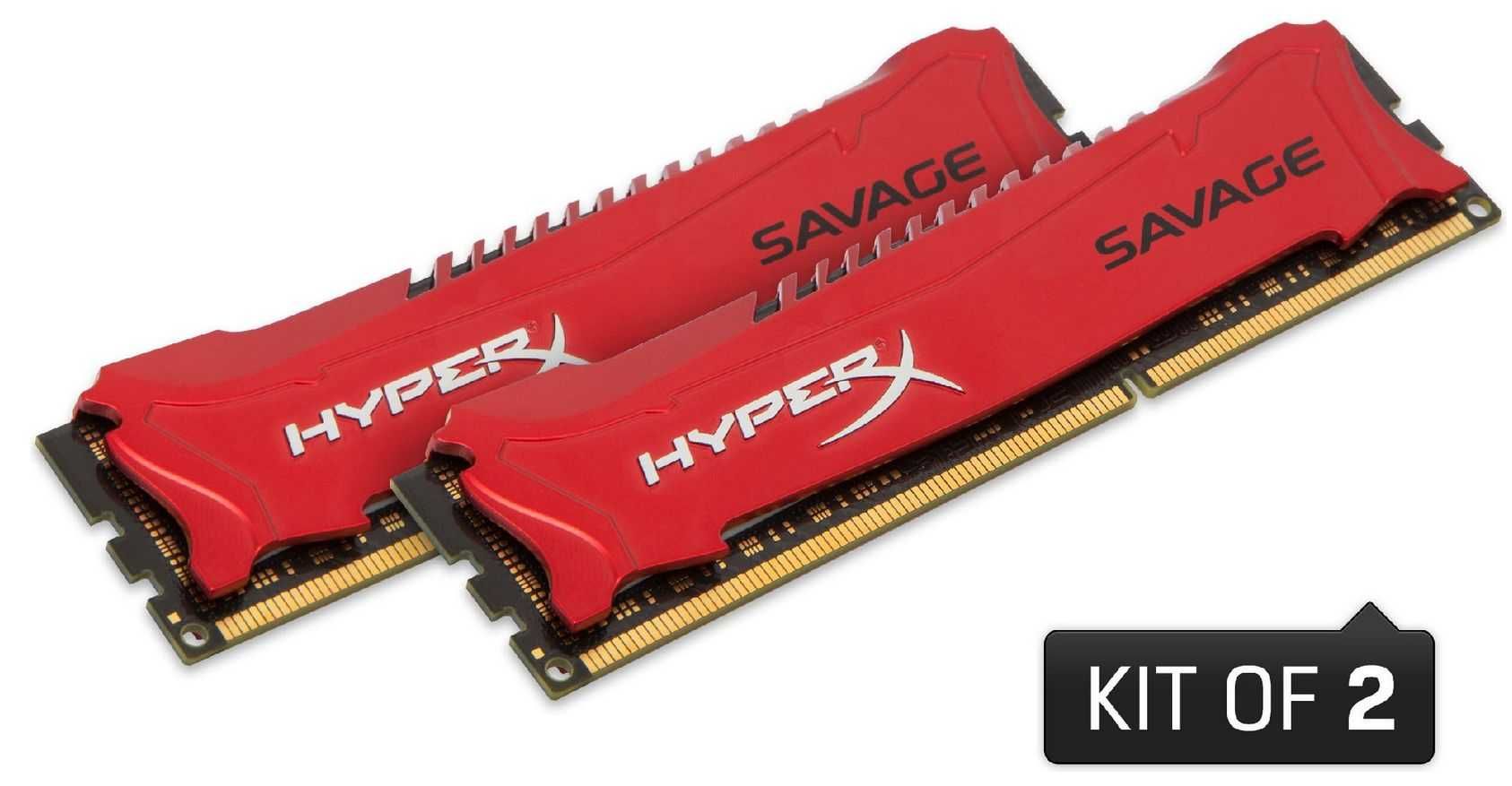 Pamięć HyperX Savage, DDR3, 8 GB, 1866MHz, CL9 (HX318C9SRK2/8)