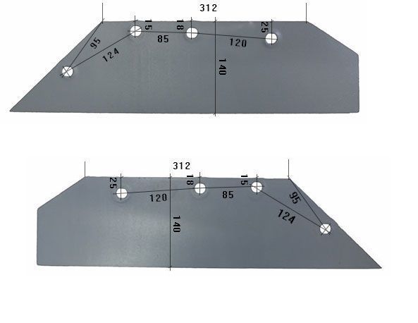 Lemiesze pługa Bovlund prawy lewy polska jakość!