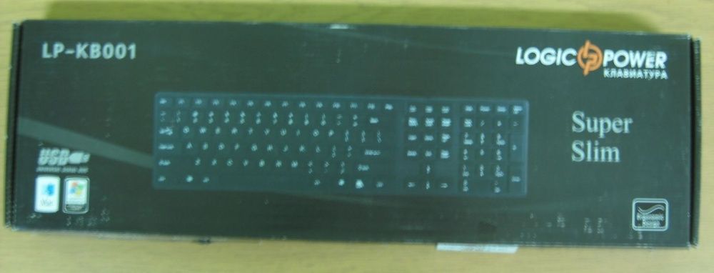 430_ Клавиатура LogicPower LP-KB 001 USB супер-тонкая