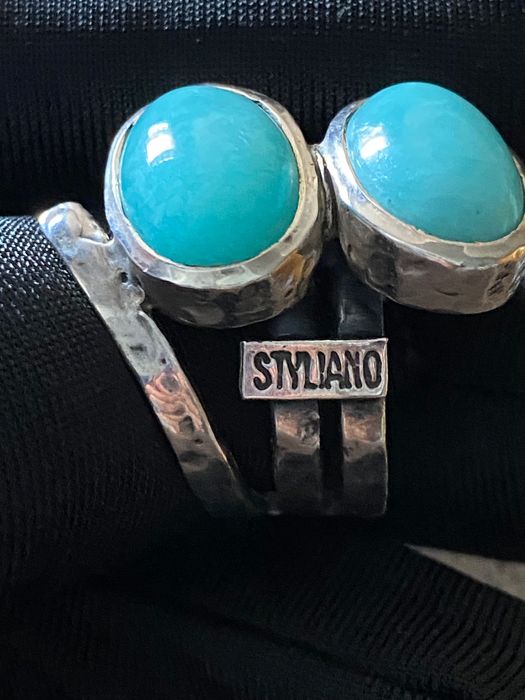 Anel prata designer de autor