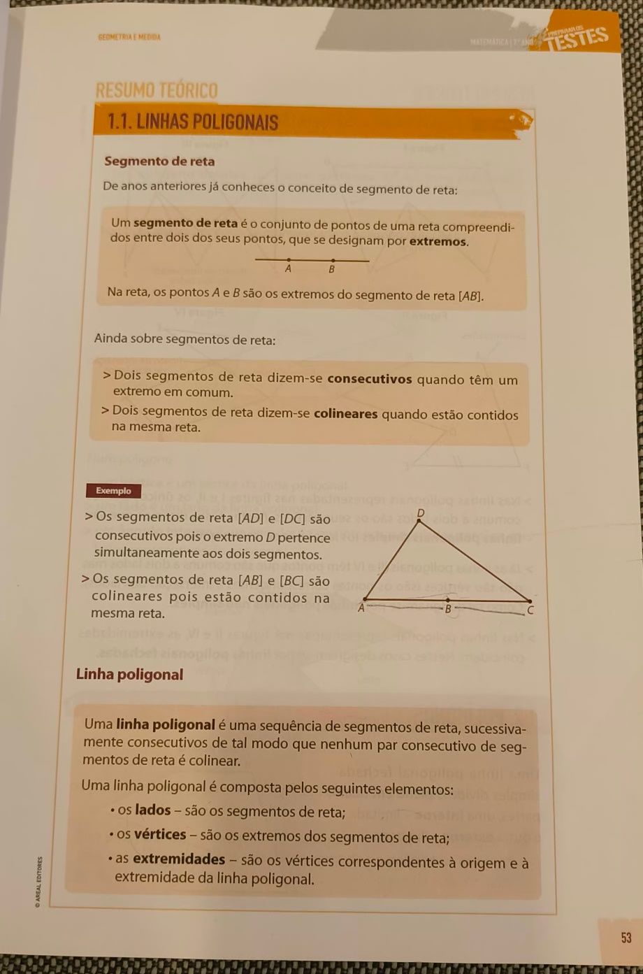 Matemática 7 preparar os testes