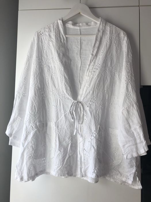 Letnia narzutka lniana