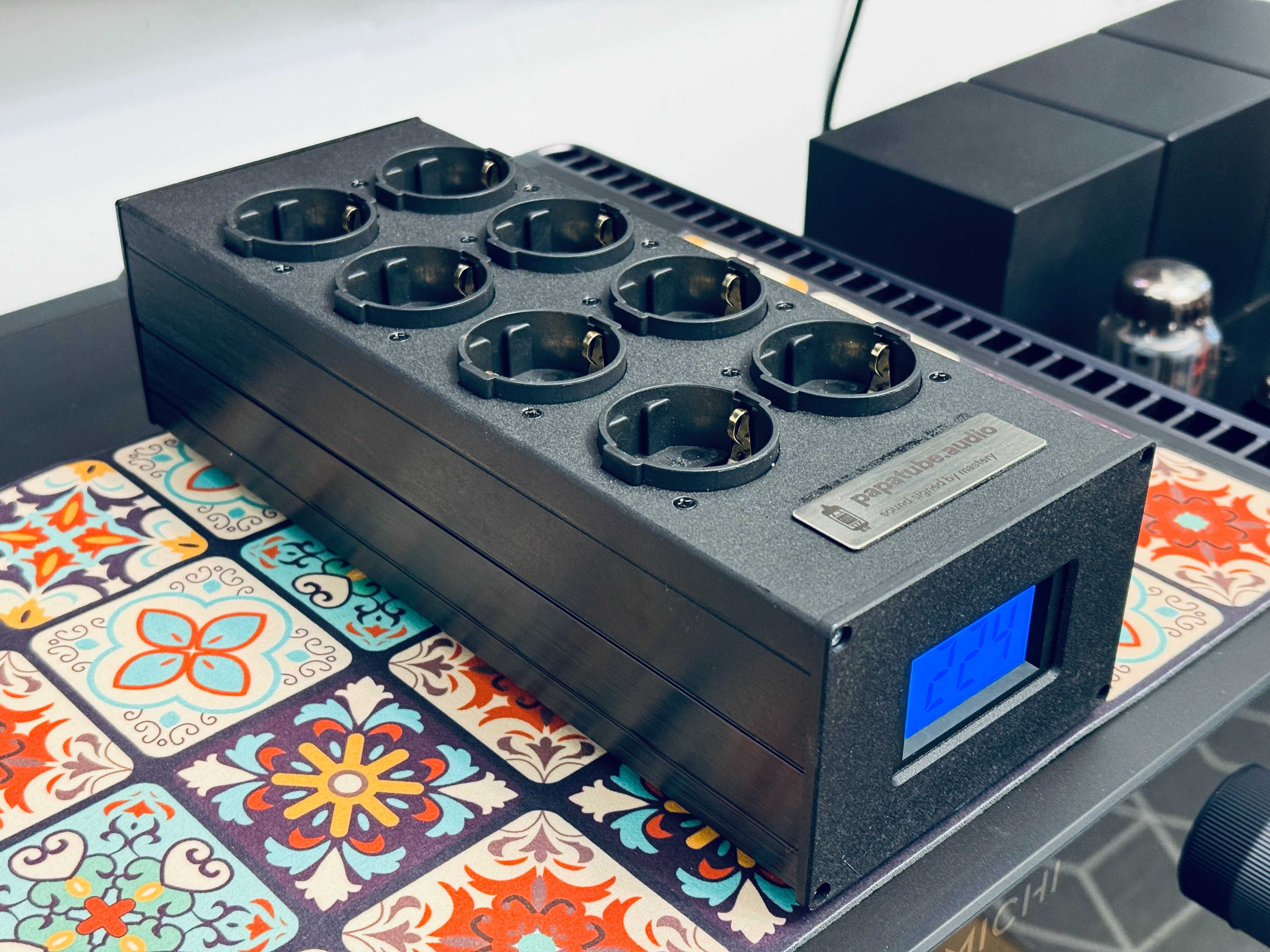 ‼️Летняя распродажа‼️ Hi-Fi Фильтр питания 8 розеток, LCD EMI