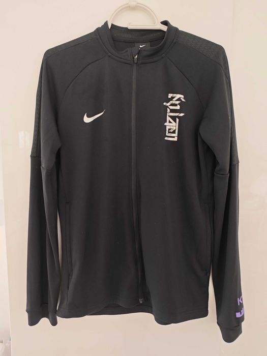 Czarna bluza Nike z nadrukiem cienka rozpinana rozmiar XL L Dres Dresy
